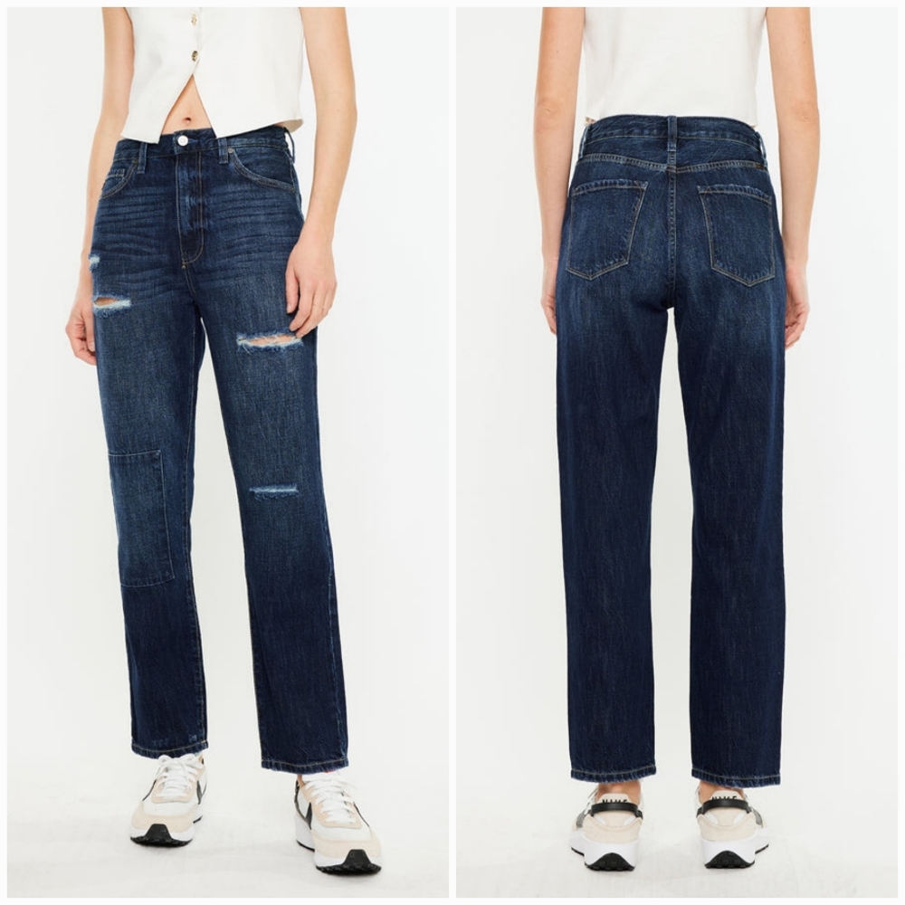 KanCan Fox Ultra High Rise 90's Boyfriend Jeans Size 31